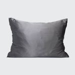 Load image into Gallery viewer, SATIN PILLOWCASE / Charcoal
