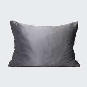 SATIN PILLOWCASE / Charcoal