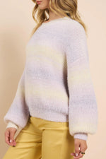 Load image into Gallery viewer, AFTERGLOW OMBRE SWEATER / LAVENDER
