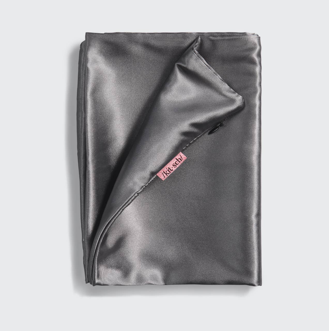 SATIN PILLOWCASE / Charcoal
