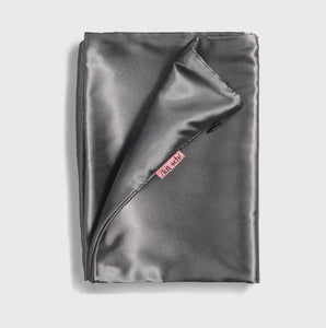 SATIN PILLOWCASE / Charcoal