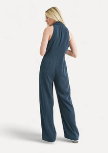 FINEST TOUCH HALTER JUMPSUIT / MIDNIGHT