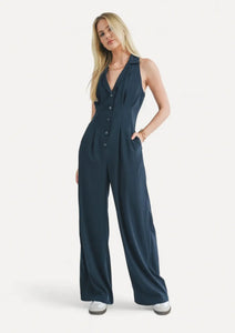 FINEST TOUCH HALTER JUMPSUIT / MIDNIGHT