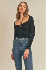 Load image into Gallery viewer, PLAY IT RIGHT SQUARE NECK HALTER STRAP TOP
