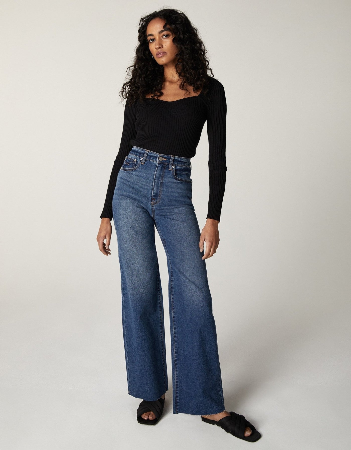 NOEMI LONG HIGH RISE WIDE LEG / PASADENA