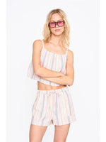 Load image into Gallery viewer, STRIPED FLARED TOP
