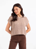 Load image into Gallery viewer, EFFORTLESS CABLE KNIT TANK

