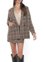 Load image into Gallery viewer, GOSSIP GIRL DOUBLE BREASTED BLAZER
