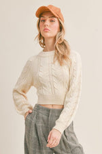 Load image into Gallery viewer, REMIND YOU NOT BACKLESS SWEATER / OFF WHITE
