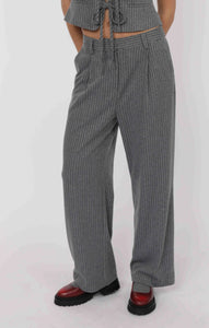 DAY TO DAY PINSTRIPE STRAIGHT LEG PANTS