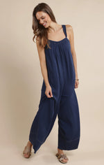 Load image into Gallery viewer, BREEZY LANE FRAYED HEM JUMPSUIT
