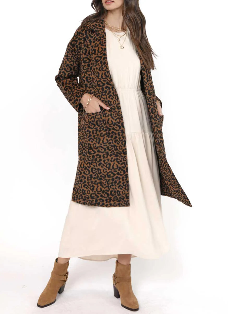 ANIMAL INSTINCT LEOPARD COAT