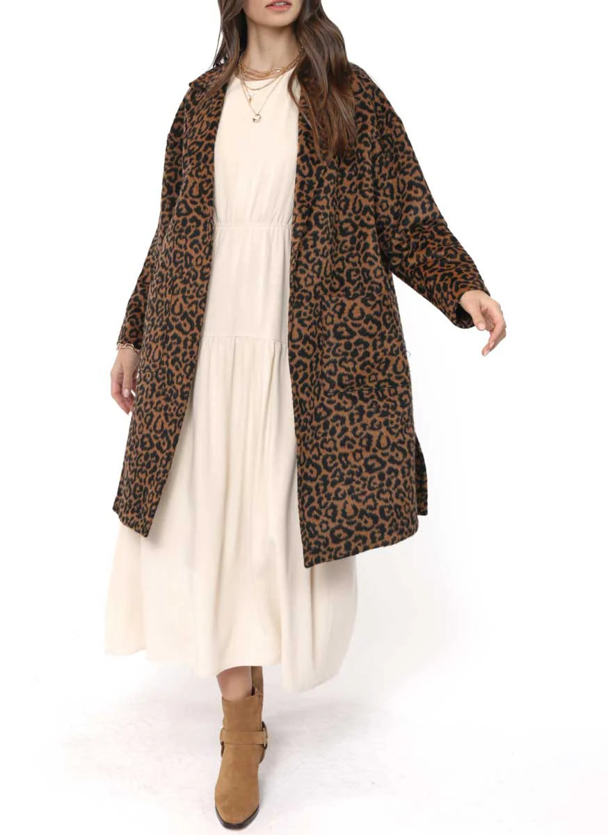 ANIMAL INSTINCT LEOPARD COAT