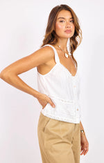 Load image into Gallery viewer, PERCY LACE TRIM  CAMI
