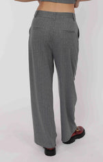 Load image into Gallery viewer, DAY TO DAY PINSTRIPE STRAIGHT LEG PANTS

