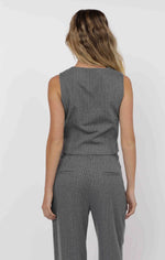 Load image into Gallery viewer, DAY TO DAY PINSTRIPE STRAIGHT LEG PANTS
