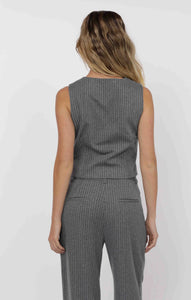 DAY TO DAY PINSTRIPE STRAIGHT LEG PANTS