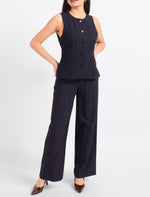 Load image into Gallery viewer, EAST GATE PINSTRIPE WAISTCOAT
