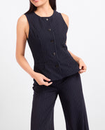 Load image into Gallery viewer, EAST GATE PINSTRIPE WAISTCOAT
