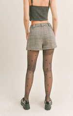 Load image into Gallery viewer, CONCRETE JUNGLE PLEATED SKORT / CHARCOAL MULTI
