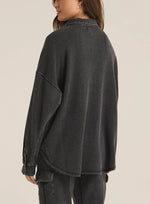 Load image into Gallery viewer, ELIJIAH WAFFLE JACKET / BLACK
