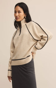 ALPS HALF ZIP SWEATER