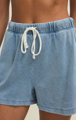 Load image into Gallery viewer, HUNTER KNIT DENIM SHORT / OCEAN AIR INDIGO
