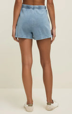 Load image into Gallery viewer, HUNTER KNIT DENIM SHORT / OCEAN AIR INDIGO
