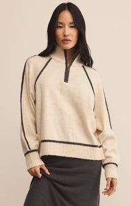 ALPS HALF ZIP SWEATER