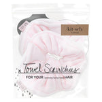 Load image into Gallery viewer, MICROFIBER TOWEL SCRUNCHIES / BLUSH
