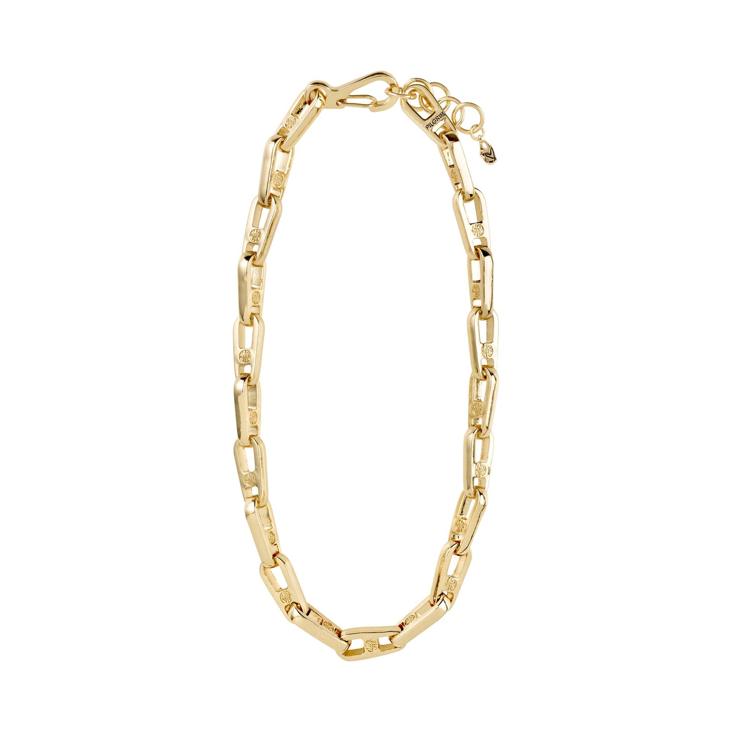 LOVE CHAIN NECKLACE / GOLD PLATED