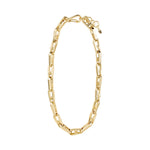 Load image into Gallery viewer, LOVE CHAIN NECKLACE / GOLD PLATED
