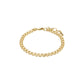 PEACE CHAIN BRACELET / GOLD PLATED