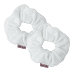 Load image into Gallery viewer, MICROFIBER TOWEL SCRUNCHIES / WHITE
