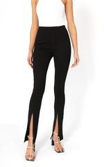 Load image into Gallery viewer, HENLEY ZIP PANTS | BLACK
