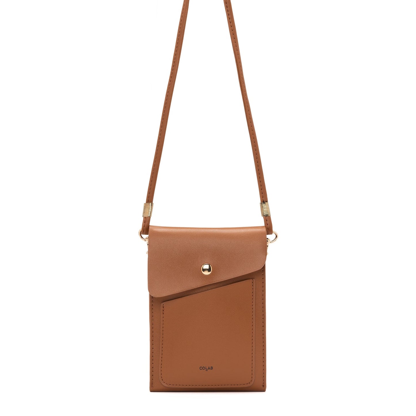 MILAN TECH CROSSBODY BAG / COGNAC