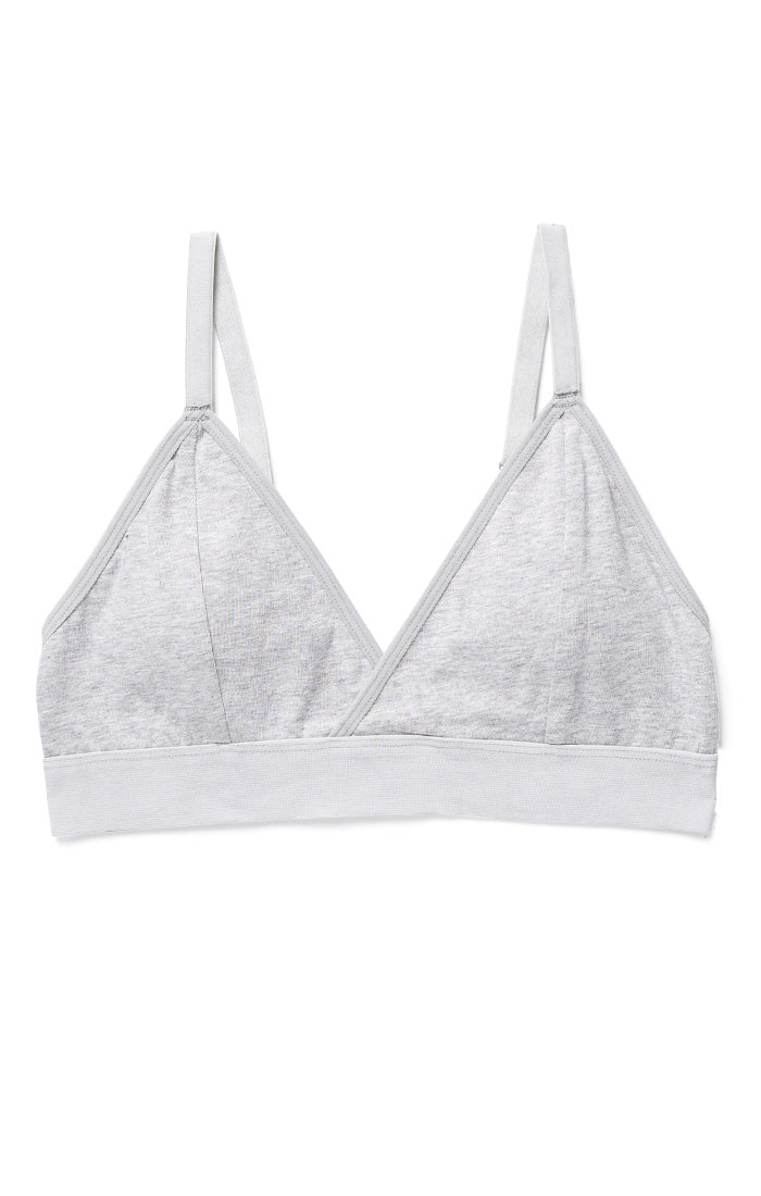 CLASSIC BRALETTE / HEATHER GREY