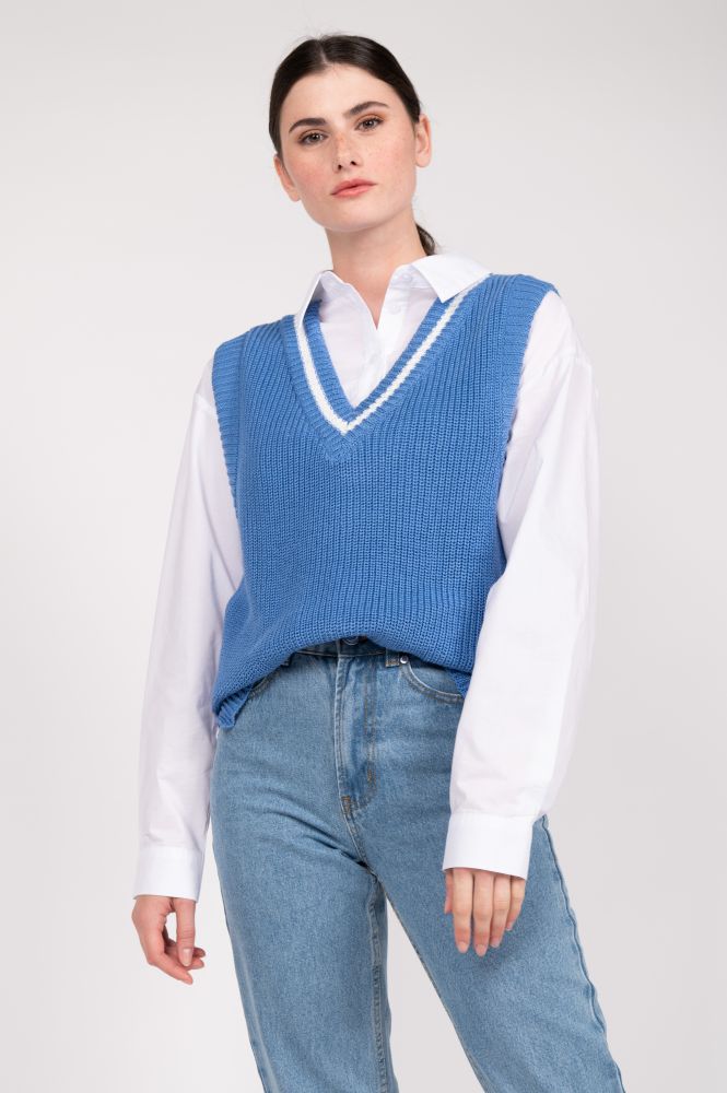JORDAN V-NECK KNITED VEST