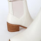 FILIP SOFTY LEATHER BOOTIE / ECRU