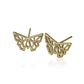 BUTTERFLY ORIGAMI EARRING / Gold