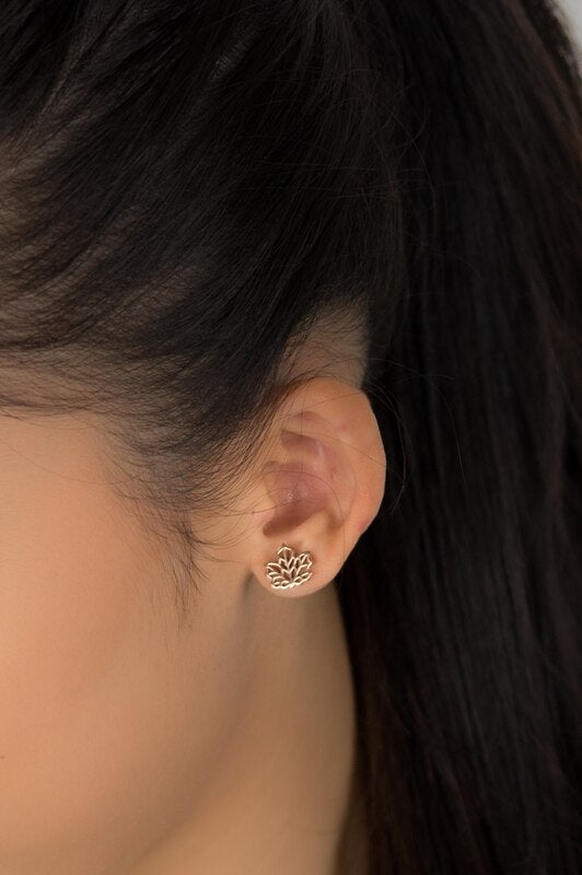 MAPLE LEAF ORIGAMI EARRINGS