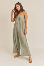 Load image into Gallery viewer, MEMPHIS WIDELEG JUMPSUIT / SAGE
