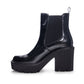 YIKES PATENT BOOTS