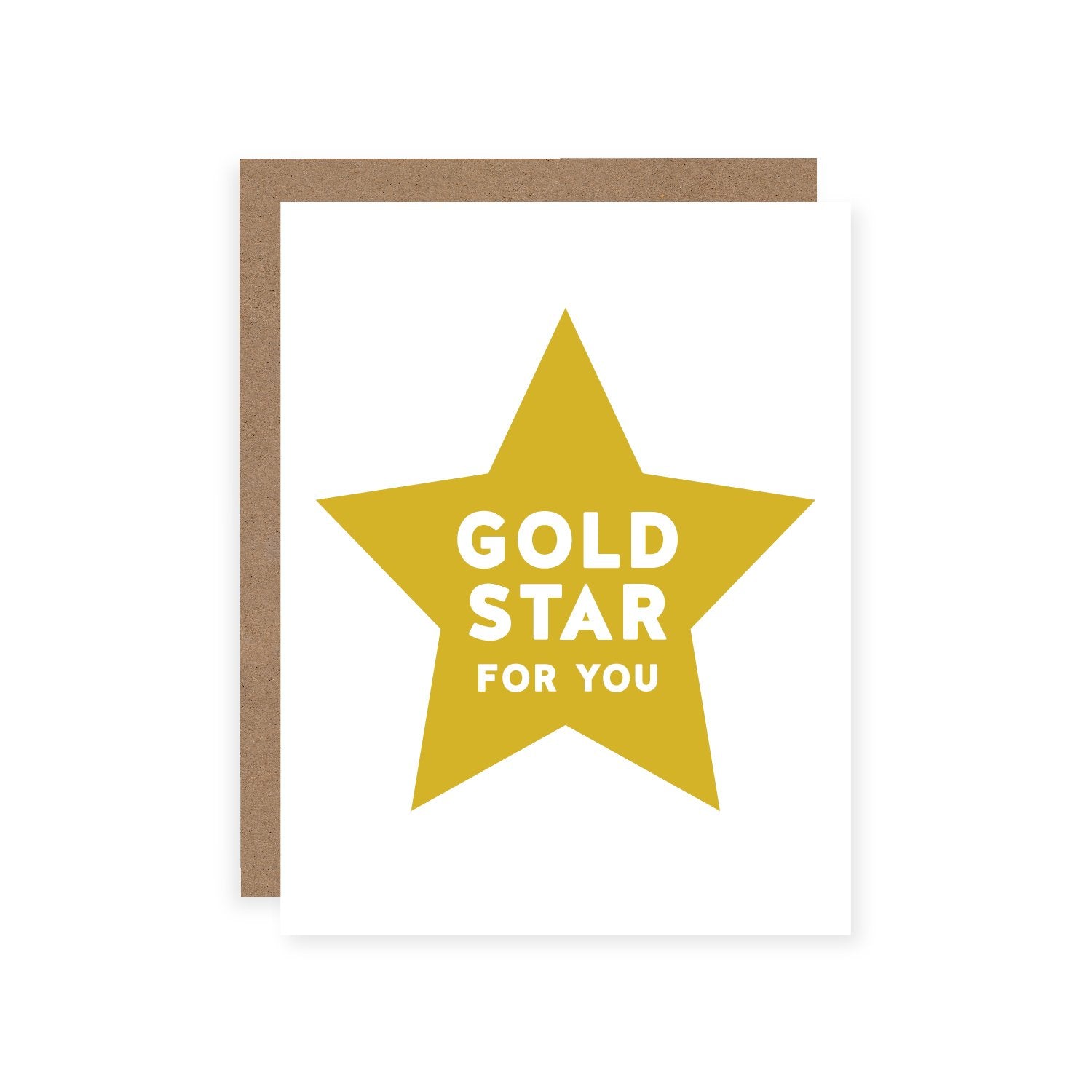 GOLD STAR FOR YOU | CARD