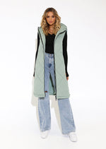 Load image into Gallery viewer, VIKTORIA PUFFER VEST / SAGE
