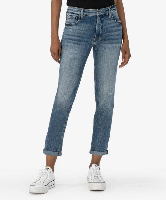 RACHAEL MOM JEAN FAB AB ROLL UP / KINETIC