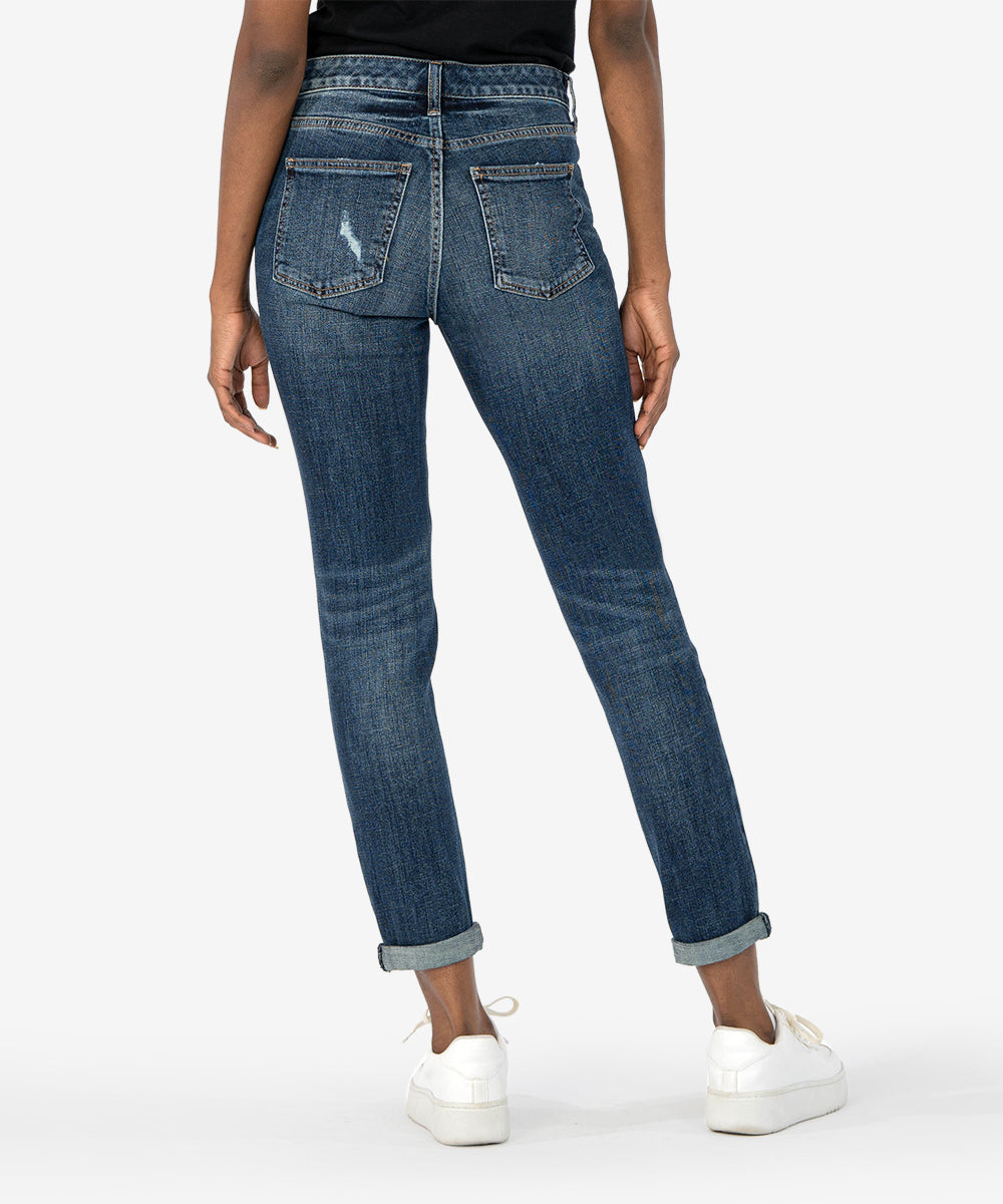 JULIET SLOUCHY BOYFRIEND HIDDEN BTN / ROSY