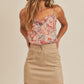 WILLING AND ABLE SUEDE LACE UP SKIRT