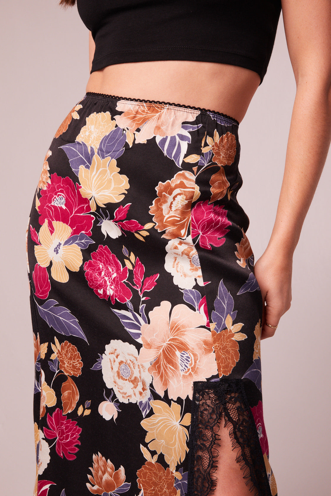 LILOU SLIP SKIRT