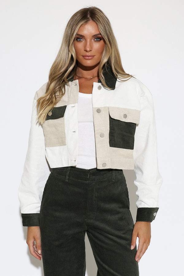 TIFFANY CORD JACKET